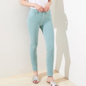 LOFT Modern Skinny Jean in Light Aqua